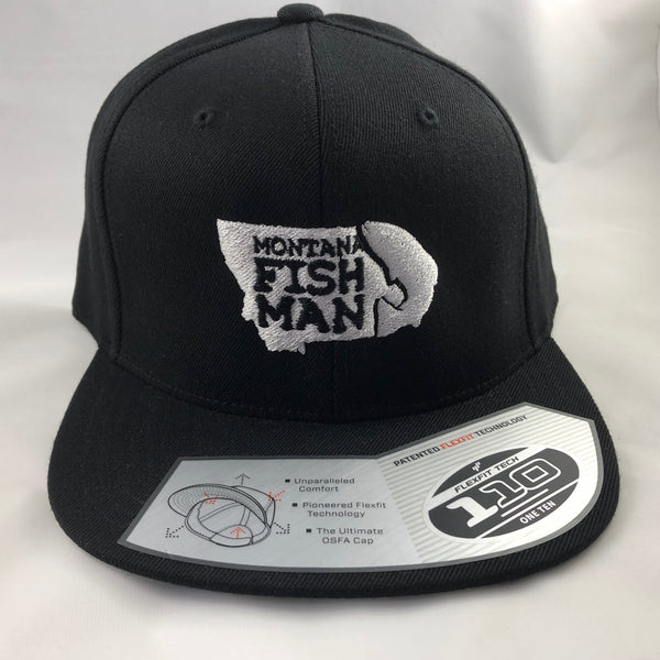 Montanan Fish Man Logo FlexFit 110 Cap – Montana Fish Man Outfitting