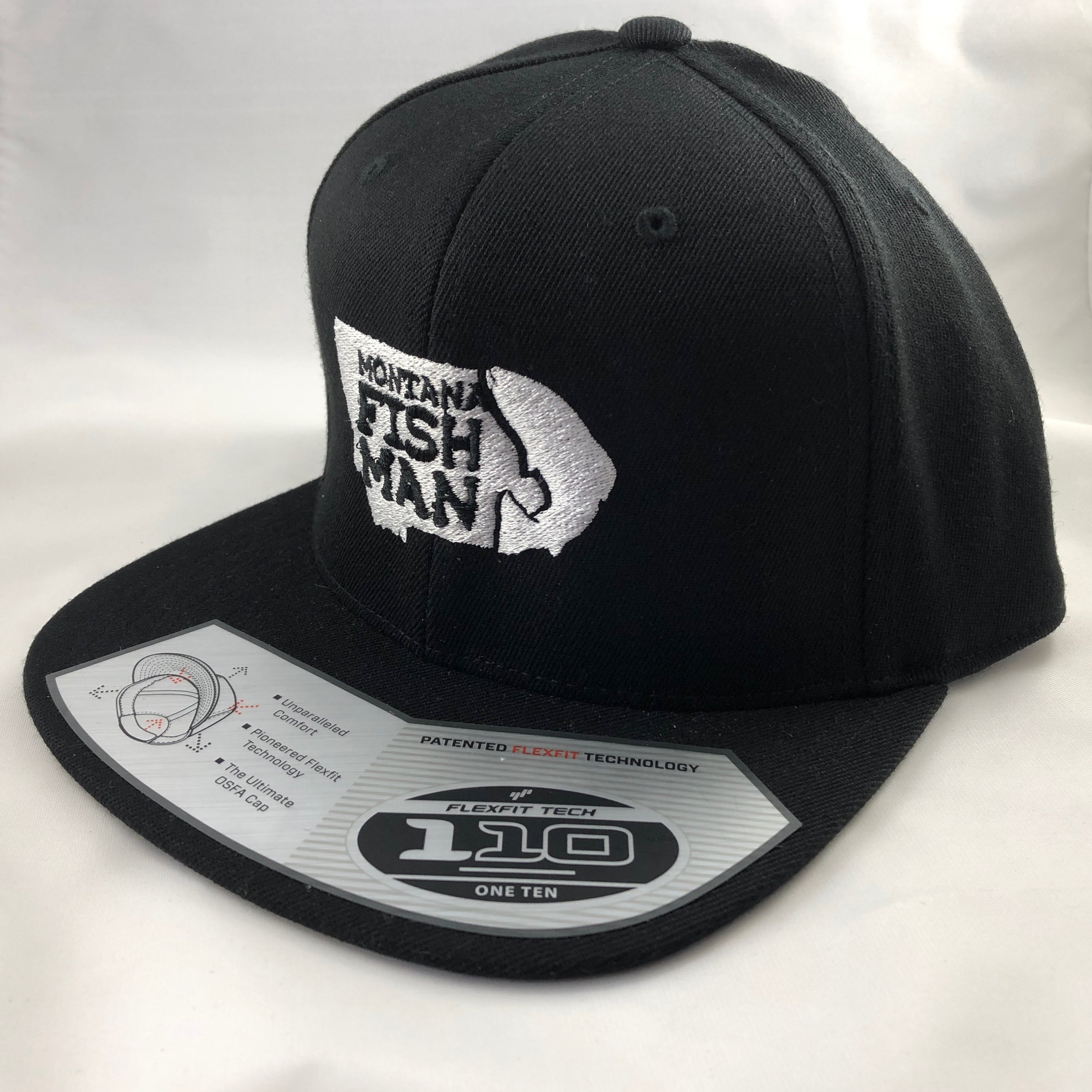 Montanan Fish Man Logo FlexFit 110 Cap – Montana Fish Man Outfitting