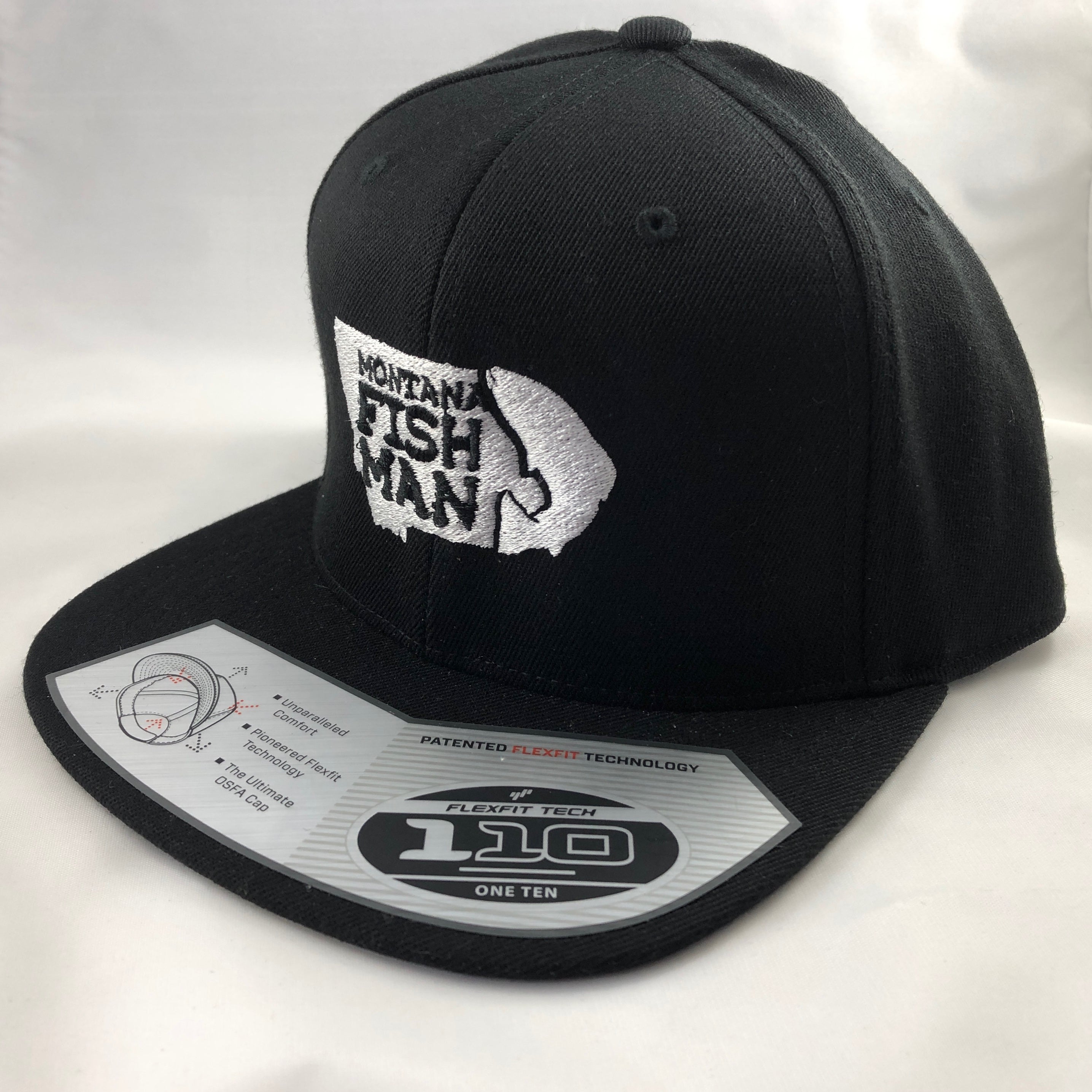  13 Fishing Men's One Size Classic Curved Brim Flex Fit  Ballcap-HCB10, Black/White : Clothing, Shoes & Jewelry