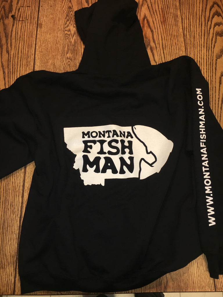 Montana Fish Man Logo Hoodie